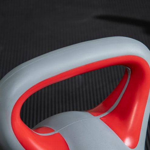 SPORTNOW Kettlebell, 14kg Kettle Bells with Handle for Home Gym Weight Lifting and Strength Training, Red and Grey