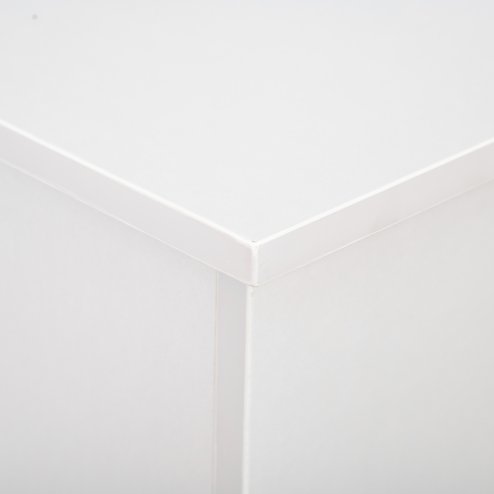 HOMCOM 113L Storage Chest, Storage Box with Flip-Top Lid and 2 Safety Hinges, Storage Trunk for Living Room, Entryway, 100 x 40 x 40 cm