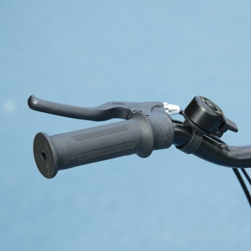 HOMCOM 120W E-Scooter Folding Electric Scooter with 12km/h Maximum Speed, Three Mode LED Headlight, Adjustable Height, Warning Bell, for Ages 7-14 Years - Blue