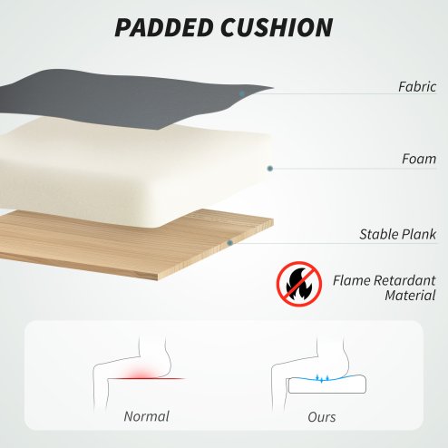 HOMCOM Executive Office Chair with 6-point Massage and Heat, PU Leather Reclining Desk Chair with Tufted High Back, Height Adjustable, Swivel Wheels, Footrest, for Home, Light Grey