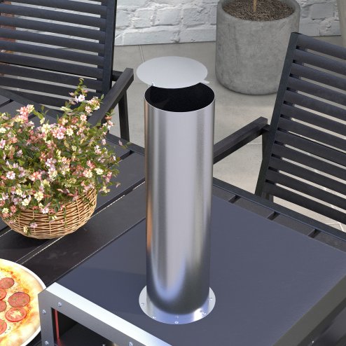 Outsunny Portable Wood Pellet Pizza Oven with 12