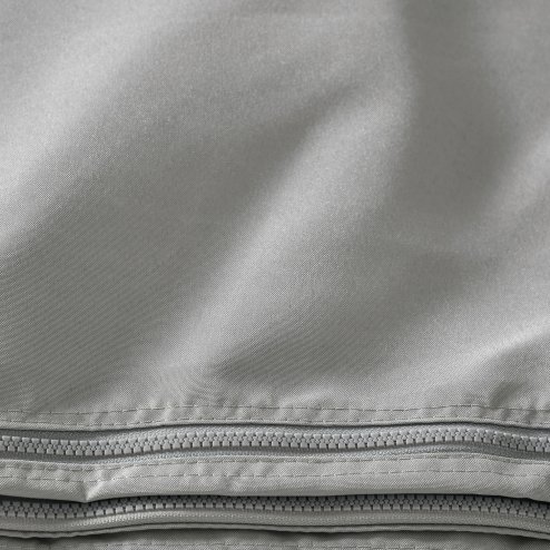 Outsunny 4 Pack Replacement Gazebo Curtains Privacy Panel for Most 3 x 4m Gazebo Canopy Pavillion Outdoor Shelter Sidewalls Accessories Light Grey