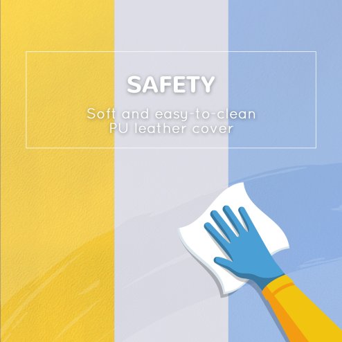 HOMCOM Soft Play Set, 2 Piece Kids Climb and Crawl Foam Play Activity Toys, Soft Play Equipment for Toddlers 12-36 Months, Grey