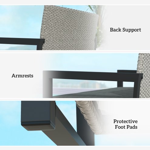 Outsunny Garden Storage Bench with 151.5L Capacity, Inner Bag, 2 Seater PE Rattan Outdoor Garden Bench with Storage, Cushion, Wicker Outdoor Bench Loveseat for Patio, Grey