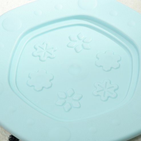 ZONEKIZ 2 in 1 Balance Board Kids Wobble Board with Ball, for Ages 3-6 Years - Blue