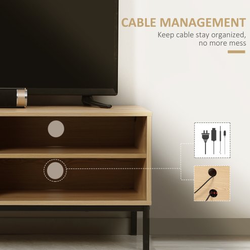 HOMCOM TV Stand Cabinet for TVs up to 50