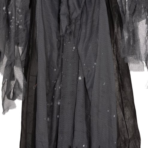 HOMCOM 195cm Winged Grim Reaper Outdoor Halloween Decoration, Halloween Animatronic with Sound Activated, Light Up Eyes, Sound Effects, Animated Prop for Haunted House