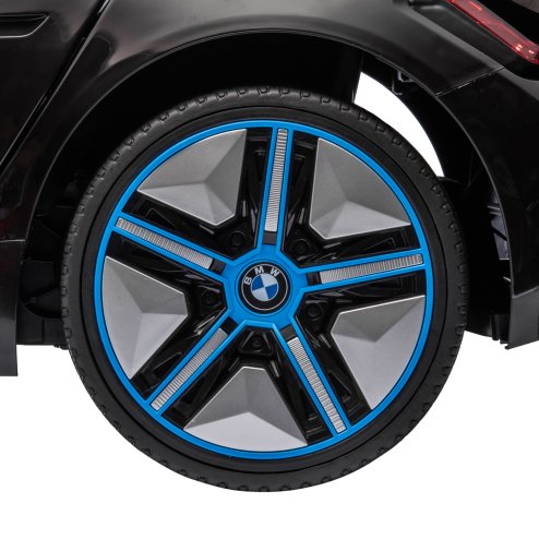 HOMCOM BMW i4 Licensed 12V Electric Car for Kids, Kids Electric Ride-on with Remote Control, Suspension Wheels, Music, Horn, Lights, MP3 Slot, Portable Battery, for Ages 3-6 Years - Black