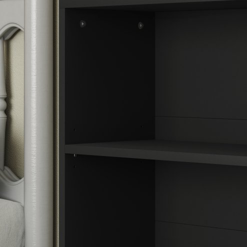 HOMCOM 6 Tier Bookshelf, Freestanding Bookcase with Adjustable Shelves, Display Storage Unit for Living Room, Bedroom, Study, 60 x 24 x 158.5 cm