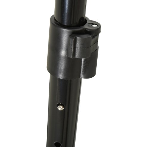 HOMCOM Angle Adjustable Rebounder Net Goal Training Set Suitable For Football, Baseball, Basketball Daily Training Black - 78L x 84W x 65-75H cm