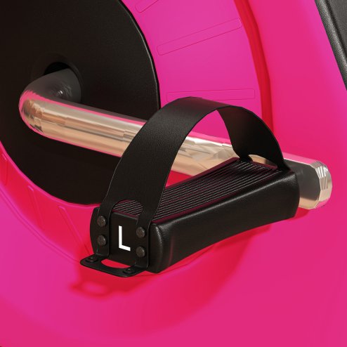 SPORTNOW Mini Exercise Bike, Portable Pedal Exerciser, Under Desk Bike with LCD Display for Legs and Arms, Rehabilitation, Therapy Home Office Workout, Pink