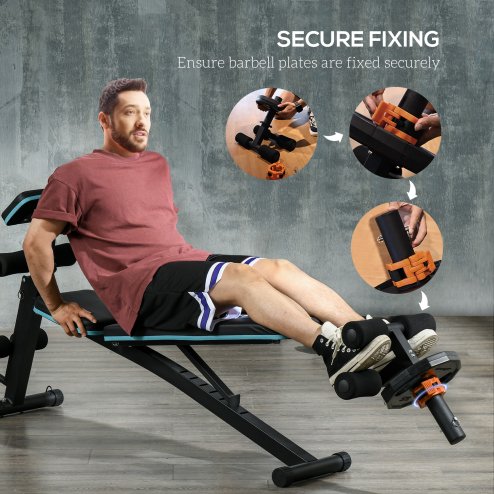 SPORTNOW Tib Bar Tibialis Trainer Calf Raise Machine for Shin Splints and Knee Pain Relief, Fits 5cm Weight Plates