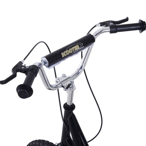 HOMCOM Kids Scooter, Teen Kick Scooter with Rubber Wheels, 16
