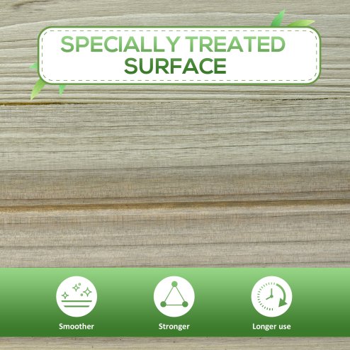 Outsunny 91cm x 51cm x 76cm Raised Garden Bed with Legs and Storage Shelf, Elevated Wooden Planter Box, Gardening Standing Growing Bed for Backyard, Patio, Balcony