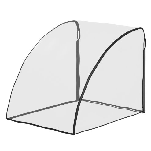 HOMCOM Baby Bike Trailer Cover, Waterproof Bicycle Trailer Storage Cover, Anti Dust Rain Snow, Cold Wind, 76 x 61 x 61 cm