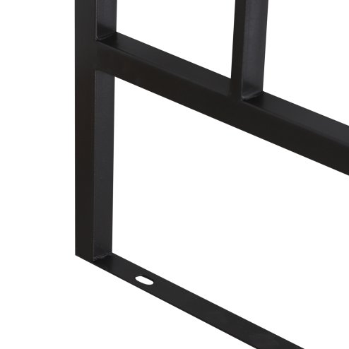 Outsunny Garden Metal Arch Bench, Outdoor Furniture Chair with Cushion Outdoor Patio Rose Trellis Arbour Pergola, for Climbing Plant 114L x 60W x 206H cm