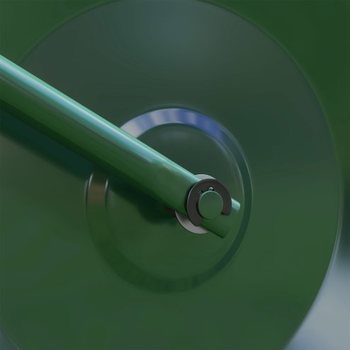 Outsunny 63 L Heavy Duty Water Or Sand Filled 30cm Garden Steel Lawn Roller Drum - Dark Green