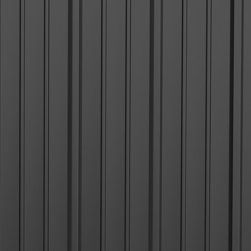 Outsunny 5ft x 3ft Lean to Garden Shed, Metal Outdoor Storage Shed with Single Lockable Door, Tool Storage Shed for Garden, Patio, Black