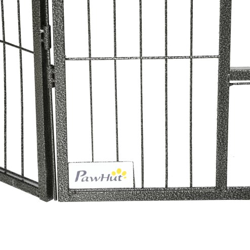 PawHut Dog Pen 16 Panels Puppy Pen Heavy Duty Pet Playpen for Indoor Outdoor for Dogs, Rabbits, Ducks 60cm High