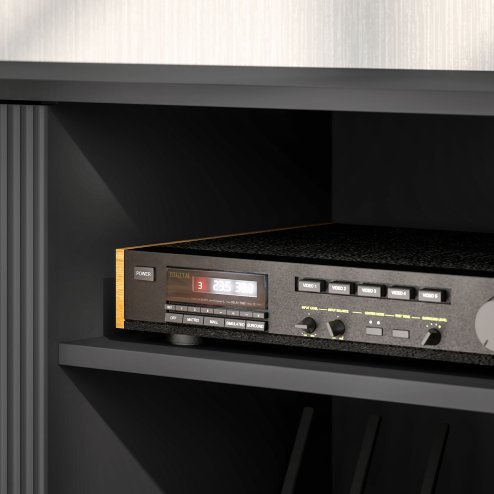 HOMCOM Modern TV Stand Cabinet for TVs up to 55