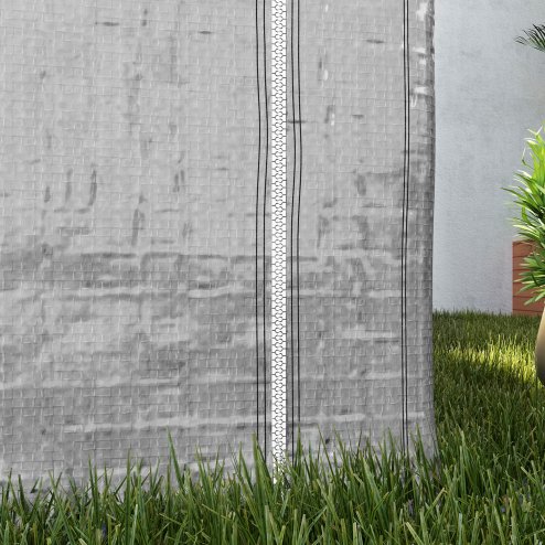 Outsunny 2 x 2 x 2 m Garden Shed Tent, Outdoor Storage Shed for Bike Motorbike Tool with Galvanised Steel Frame, Waterproof & UV-Resistant, Grey