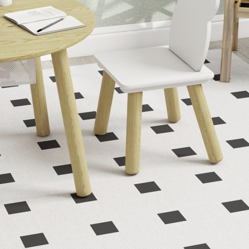 AIYAPLAY 3 Pieces Toddler Table and Chair Set with Centre Mesh Bag, Kids Activity Table Set with Bear Shaped Backrest, for Arts, Crafts Reading Dining, Aged 3-6 Years