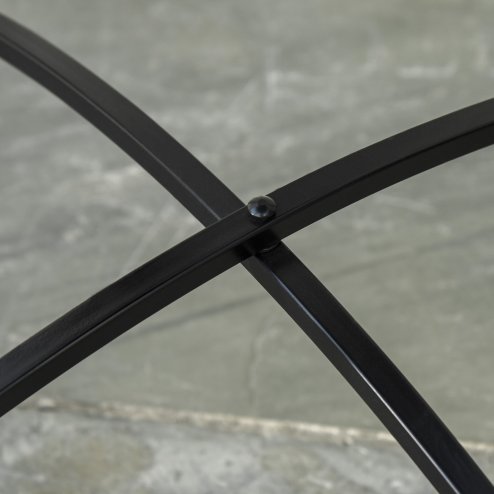 Outsunny 60 cm Mosaic Garden Table, Small Round Outdoor Side Table with Ceramic Top, Plant Stand for Patio, Balcony, Grey and Green