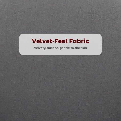 HOMCOM Bar Stools Set of 2, Modern Velvet-Feel Barstools with Petal Backrest and Footrest, Upholstered Breakfast Bar Chairs with Metal Legs for Kitchen Island Counter, Dining Room, Grey