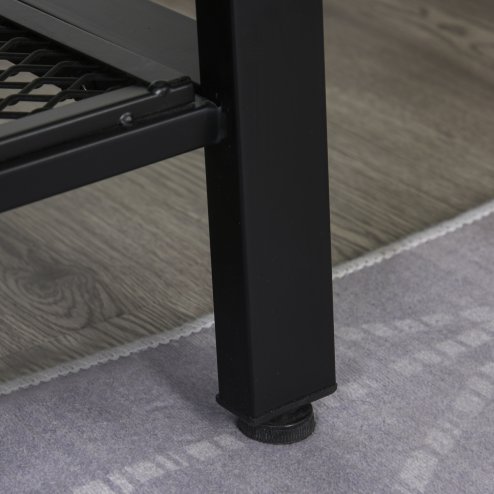 HOMCOM TV Stand Cabinet, Industrial TV Unit for TVs up to 45