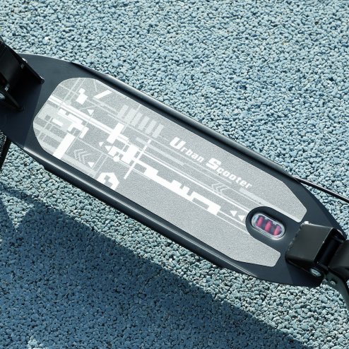 AIYAPLAY Scooter for Kids Ages 6-12 Years, Foldable Kick Scooter with 4 Levels, Adjustable Handlebar, Dual Brake System, 200mm Wheels, ABEC-7 Bearings, Black