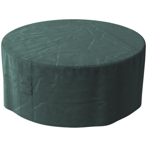 Outsunny Garden Patio Large Furniture Set Round Cover 600D Oxford Waterproof, ??193 x 80H cm, Green Image