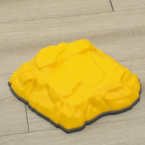 AIYAPLAY Balance Stepping Stones for Kids, 6-Piece River Stones with Non-slip Bottom, Indoor Outdoor Sensory Obstacle Course for Ages 3-8 Years, Multicoloured