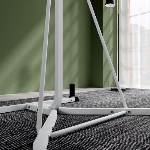 HOMCOM Freestanding Boxing Punch Bag & Speed ball Station, for Home Gym, White