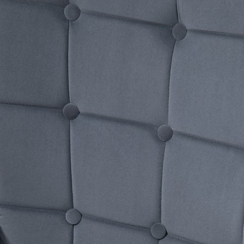 HOMCOM Modern Armchair with Footstool, Upholstered Accent Chair with Ottoman, Steel Legs, Velvet Wingback Chair for Living Room, Bedroom, Home Study, Dark Grey