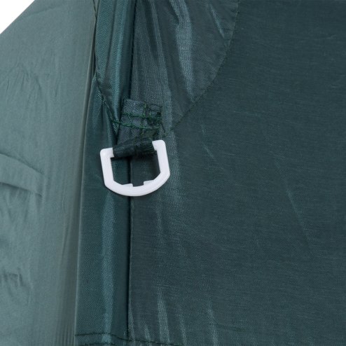 Outsunny 3 M x 3 M Base/ 2.5 M x 2.5 M Top Pop Up Gazebo, 2 Person Setup Instant with Carry Bag, Height Adjustable Slant Leg Party Tent Instant Event Shelter for Garden, Patio, Green