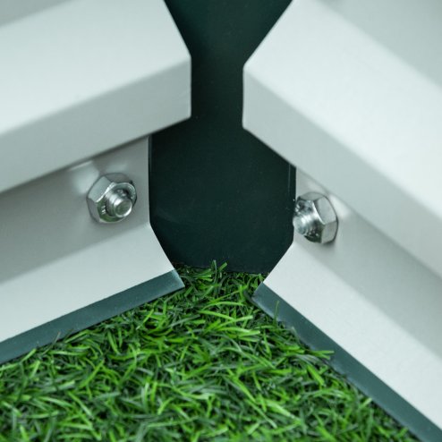 Outsunny 216L Rectangle Raised Garden Bed Box with Weatherized Steel Frame for Vegetables, Flowers and Herbs, 120 x 60 x 30.5cm, Green