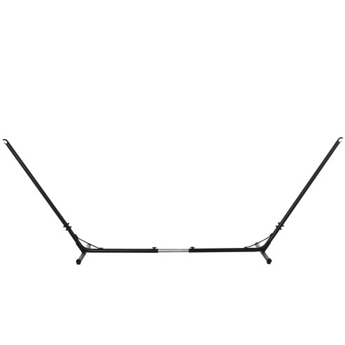Outsunny 3.1-3.8m Adjustable Universal Hammock Stand Metal Frame Garden Camping Picnic Outdoor Patio Replacement - Stand Only