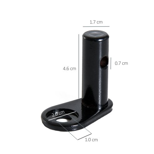 HOMCOM Universal Bike Bicycle Trailer Hitch Coupler Attachment Connector