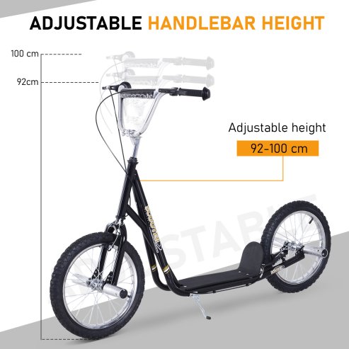 HOMCOM Stunt Scooter, Kids Scooter with 16