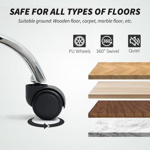 HOMCOM Drafting Chair, Swivel Draughtsman Chair, Ergonomic Office Chair, Mesh Standing Desk Chair with Lumbar Support, Adjustable Foot Ring, Adjustable Height, Grey