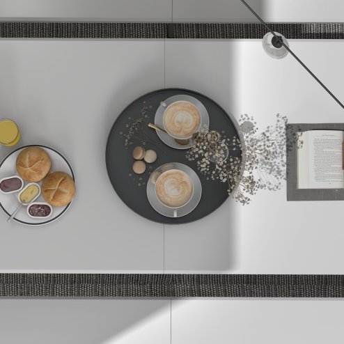 Outsunny Folding Garden Table, 180 x 75cm Rectangular HDPE Outdoor Picnic Table for 6, Metal Frame for Patio, Park, White