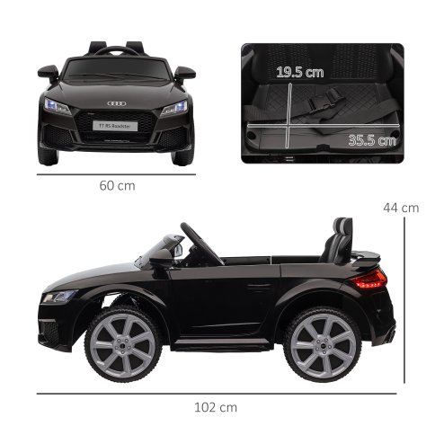HOMCOM Audi TT RS Licensed 12V Kids