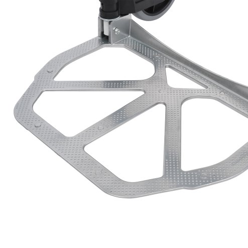 HOMCOM Aluminium Folding Hand Truck Trolley, Heavy Duty Foldable Sack Cart with Adjustable Telescoping Handle, 70KG Load Capacity