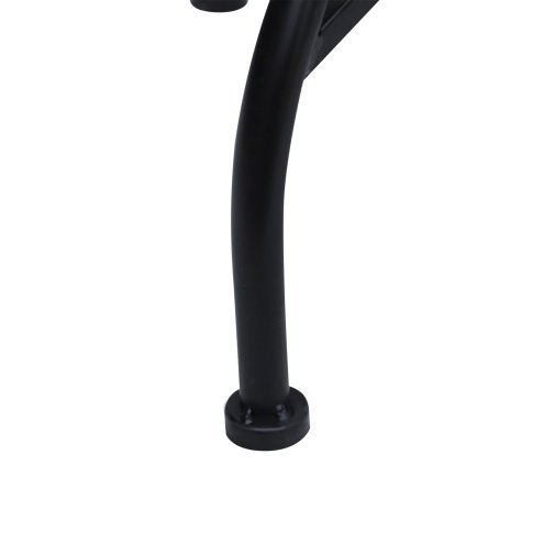 Outsunny 60 cm Mosaic Garden Table, Small Round Outdoor Side Table with Ceramic Top, Plant Stand for Patio, Balcony, Orange and White