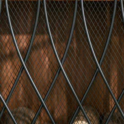 HOMCOM 126cm 3-Panel Metal Folding Fireplace Screen Heat Flame Protective Guard Child Pet Home Spark Barrier Surround w/ Mesh Pattern