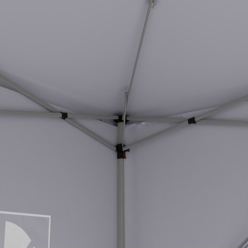 Outsunny 3 x 3(m) Pop Up Gazebo, Water and UV Resistant Party Tent Camping Canopy Marquee with Carry Bag, White