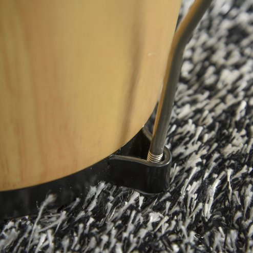 HOMCOM Wooden Bongo Drum Set ??7.75