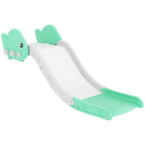 AIYAPLAY Sofa Slide for Kids, Toddler Slide with 130cm Extended Length, Non-Slip Pads, Indoor Kids Slide for Sofa, Bed, Stairs, Easy Assemble & Storage, Green