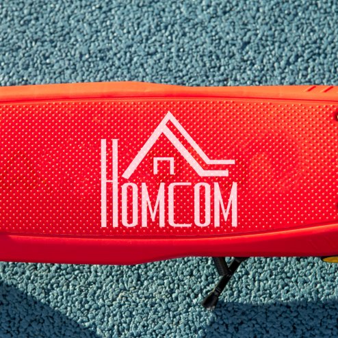 HOMCOM 120W E-Scooter Folding Electric Scooter with 12km/h Maximum Speed, Three Mode LED Headlight, Adjustable Height, Warning Bell, for Ages 7-14 Years - Red