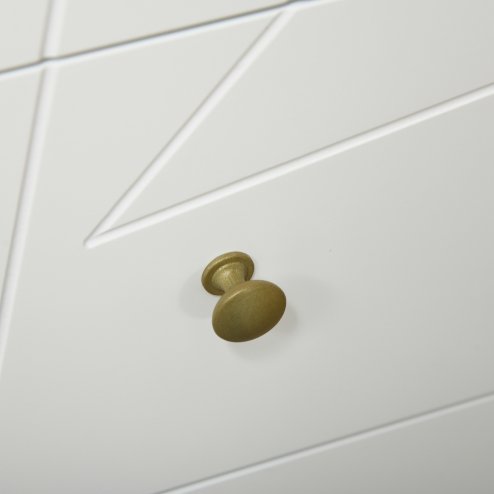 HOMCOM Bedroom Chest of Drawers, Tallboy 4-Drawer Dresser, Modern Storage Drawer Unit with Hairpin Legs, White